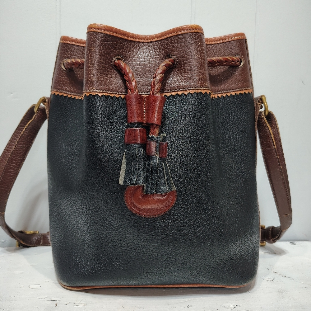 Dooney & Bourke Teton Bucket Bag Black Brown